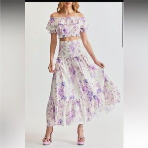 Loveshackfancy skirt and top set